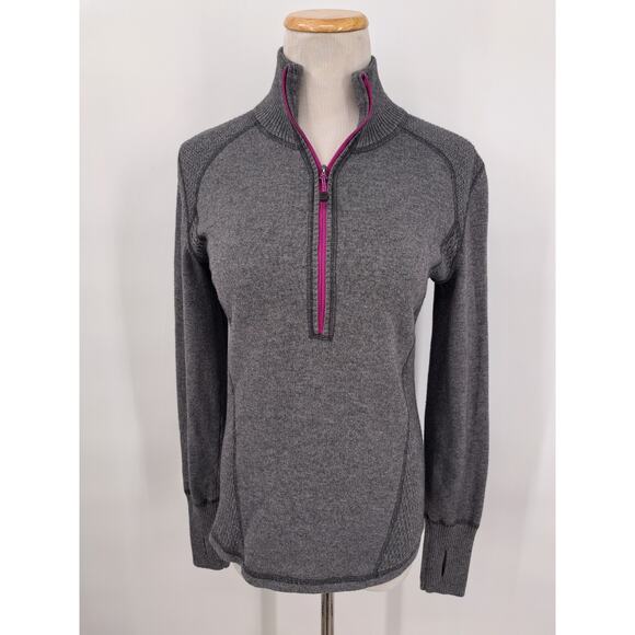 Eddie Bauer 1/2 Zip Up Sweater Womens Size Small, Gray, Pullover, Long Sleeve - Picture 1 of 5